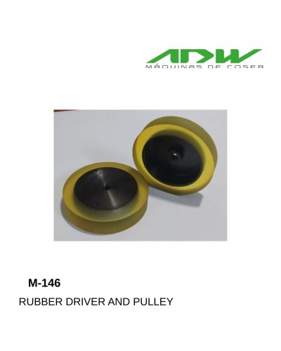 M-146 -  RUBBER DRIVER AND PULLEY